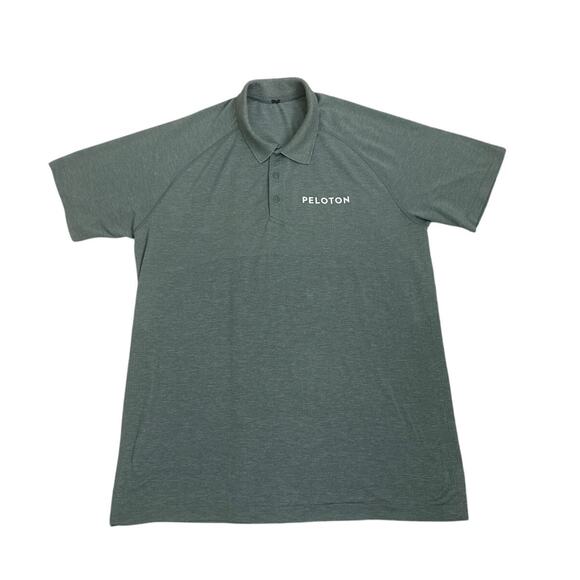 Lululemon x Peloton Metal Vent Tech Short Sleeve Polo Shirt Size Men's XL - Picture 1 of 3
